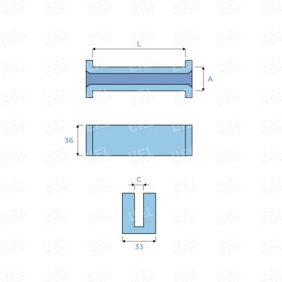 PATTINO STANDARD L.100 C.5,5 MM - IN NYLON