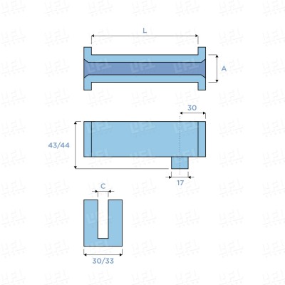 PATTINO L.130 C.7,5 MM - IN NYLON