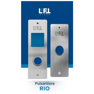 PULSANTIERA LISCIA MOD.RIO 75X190 MM 1 FORO D.32